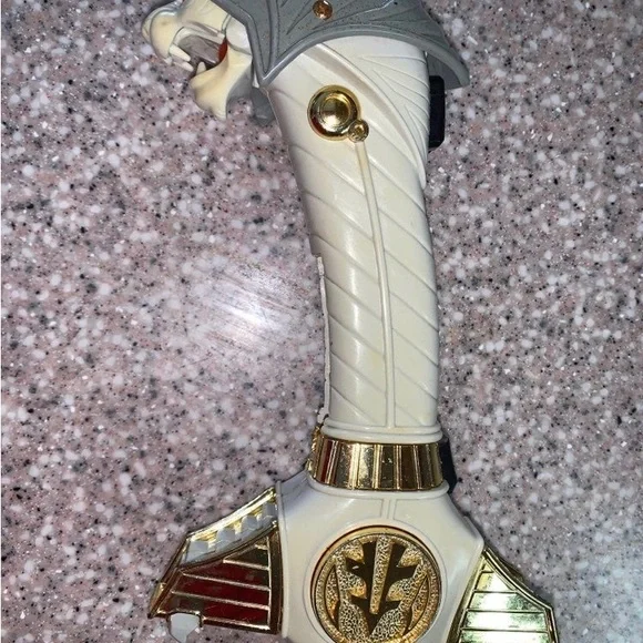 MMPR WHITE RANGER TIGER SWORD